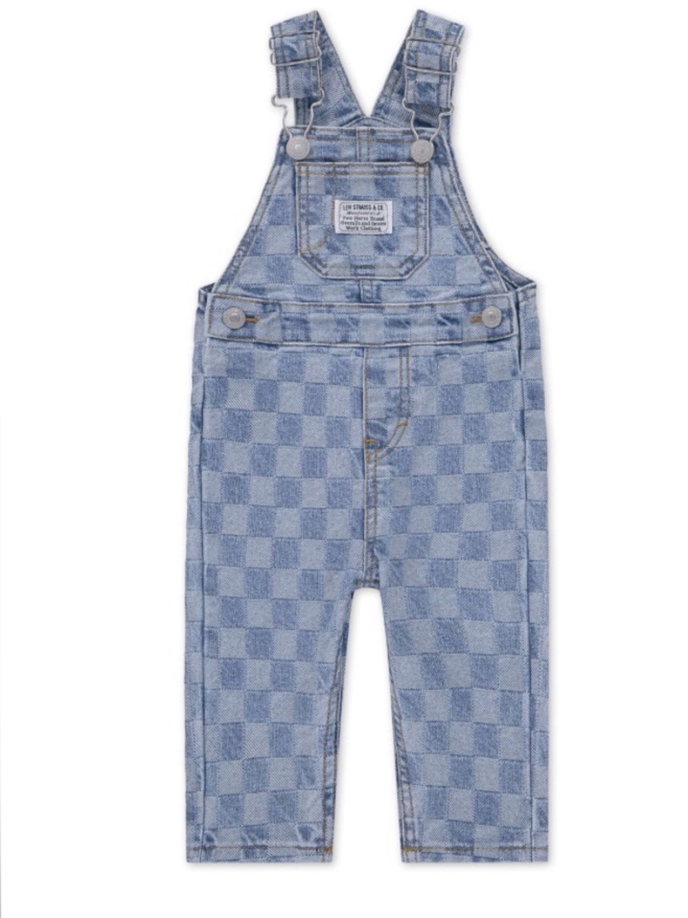 Baby Levi's Checkered Overalls